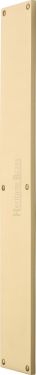 Click Here To Enlarge This Photo Of V741 500-SB Heritage Brass Fingerplate 500mm Satin Brass finish