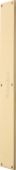 V741 500-SB Heritage Brass Fingerplate 500mm Satin Brass finish