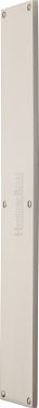 Click Here To Enlarge This Photo Of V741 500-SN Heritage Brass Fingerplate 500mm Satin Nickel finish
