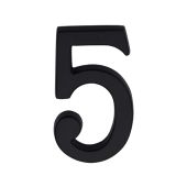 C1564 5-BKMT Heritage Brass Numeral 5 Concealed Fix 76mm (3") Matt Black