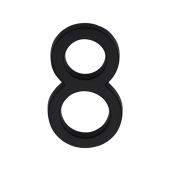 C1564 8-BKMT Heritage Brass Numeral 8 Concealed Fix 76mm (3") Matt Black