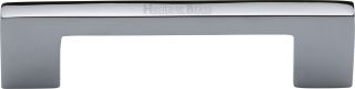 C0337 96-PC Heritage Brass Cabinet Pull Metro Design 96mm ctc Polished Chrome Finish
