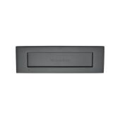 V850 254-BKMT Heritage Brass Letterplate 10" x 3" Matt Black finish