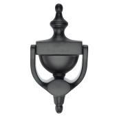 V910 195-BKMT Heritage Brass Urn Knocker 7 1/4" Matt Black finish
