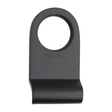 Click Here To Enlarge This Photo Of V930-BKMT Heritage Brass Round Cylinder Pull Matt Black finish