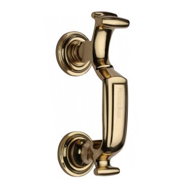 Click Here To Enlarge This Photo Of K1300-ULB Heritage Brass Doctor Knocker Unlacquered Brass