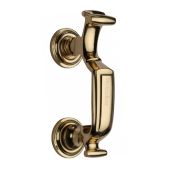 K1300-ULB Heritage Brass Doctor Knocker Unlacquered Brass