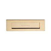 V850 254-ULB Heritage Brass Letterplate 10" x 3" Unlacquered Brass finish