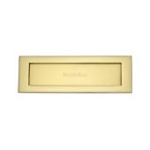 V850 305-ULB Heritage Brass Letterplate 12" x 4" Unlacquered Brass