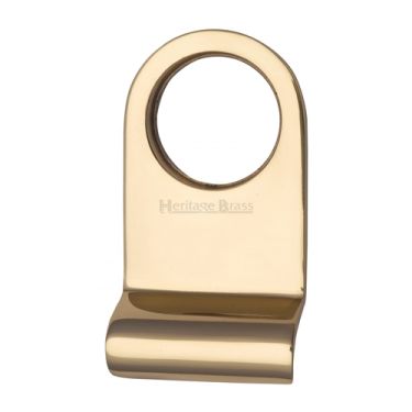 Click Here To Enlarge This Photo Of V930-ULB Heritage Brass Round Cylinder Pull Unlacquered Brass finish