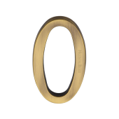 C1564 0-AT Heritage Brass Numeral 0 Concealed Fix 76mm (3") Antique Brass finish