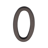 C1564 0-MB Heritage Brass Numeral 0 Concealed Fix 76mm (3") Matt Bronze finish
