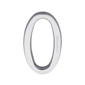 C1564 0-PC Heritage Brass Numeral 0 Concealed Fix 76mm (3") Polished Chrome finish