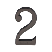 C1564 2-MB Heritage Brass Numeral 2 Concealed Fix 76mm (3") Matt Bronze finish