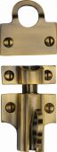 V1117-AT Heritage Brass Fanlight Catch Antique Brass Finish