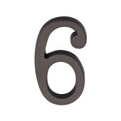 C1564 6-MB Heritage Brass Numeral 6 Concealed Fix 76mm (3") Matt Bronze finish
