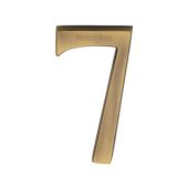 C1564 7-AT Heritage Brass Numeral 7 Concealed Fix 76mm (3") Antique Brass finish
