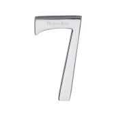 C1564 7-PC Heritage Brass Numeral 7 Concealed Fix 76mm (3") Polished Chrome finish