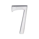 C1564 7-SC Heritage Brass Numeral 7 Concealed Fix 76mm (3") Satin Chrome finish