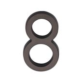 C1564 8-MB Heritage Brass Numeral 8 Concealed Fix 76mm (3") Matt Bronze finish