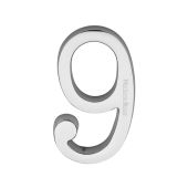 C1564 9-PC Heritage Brass Numeral 9 Concealed Fix 76mm (3") Polished Chrome finish