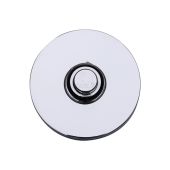 V1184-PC Heritage Brass Round Bell Push 53mm Polished Chrome finish