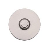 V1184-SN Heritage Brass Round Bell Push 53mm Satin Nickel finish