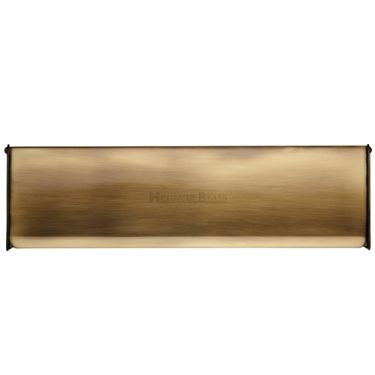 Click Here To Enlarge This Photo Of V860 403-AT Heritage Brass Interior Letterflap 400mm x 100mm Antique Brass finish
