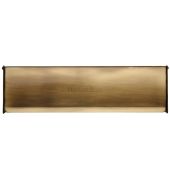 V860 403-AT Heritage Brass Interior Letterflap 400mm x 100mm Antique Brass finish