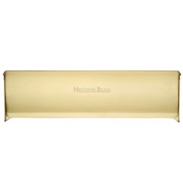 Click Here To Enlarge This Photo Of V860 403-SB Heritage Brass Interior Letterflap 400mm x 100mm Satin Brass finish