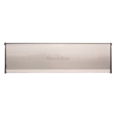 Click Here To Enlarge This Photo Of V860 403-SN Heritage Brass Interior Letterflap 400mm x 100mm Satin Nickel finish