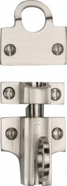 Click Here To Enlarge This Photo Of V1117-SN Heritage Brass Fanlight Catch Satin Nickel Finish