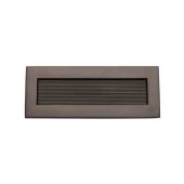 RR852 254.101-MB Heritage Brass Reeded Letterplate 10" x 4" Matt Bronze finish