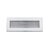 RR852 254.101-PC Heritage Brass Reeded Letterplate 10" x 4" Polished Chrome finish