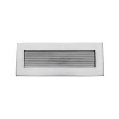 RR852 254.101-SC Heritage Brass Reeded Letterplate 10" x 4" Satin Chrome finish
