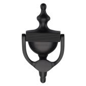RR912 195-MB Heritage Brass Reeded Urn Knocker 7 1/4" Matt Bronze finish