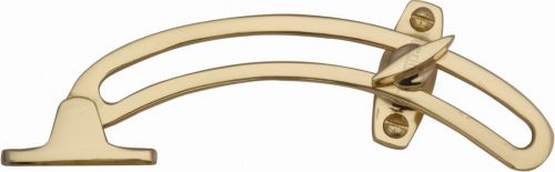Click Here To Enlarge This Photo Of V1118-PB Heritage Brass Quadrant Stay Polished Brass Finish