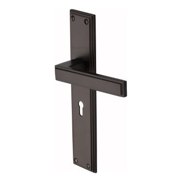 Click Here To Enlarge This Photo Of ATL6700-MB Heritage Brass Atlantis Long Lever Lock Matt Bronze finish