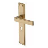 ATL6700-SB Heritage Brass Atlantis Long Lever Lock Satin Brass finish