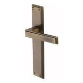 ATL6710-AT Heritage Brass Atlantis Long Lever Latch Antique Brass finish