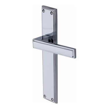 Click Here To Enlarge This Photo Of ATL6710-PC Heritage Brass Atlantis Long Lever Latch Polished Chrome finish
