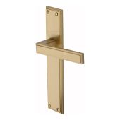 ATL6710-SB Heritage Brass Atlantis Long Lever Latch Satin Brass finish