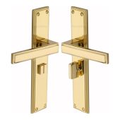 ATL6730-PB Heritage Brass Atlantis Long Bathroom set Polished Brass finish