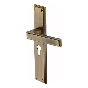 Click Here To Enlarge This Photo Of ATL6748-AT Heritage Brass Atlantis Long Euro Profile Antique Brass finish