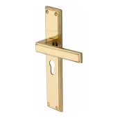ATL6748-PB Heritage Brass Atlantis Long Euro Profile Polished Brass finish