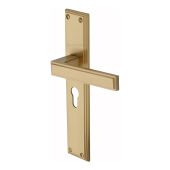 ATL6748-SB Heritage Brass Atlantis Long Euro Profile Satin Brass finish
