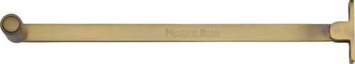 Click Here To Enlarge This Photo Of V1119 10-AT Heritage Brass Casement Stay Roller Arm Design 254mm Antique Brass Finish