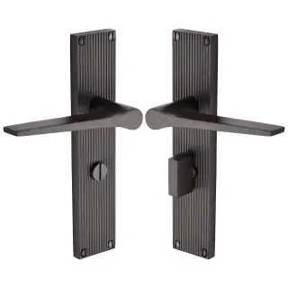 RR4730-MB Heritage Brass Gio Reeded Bathroom set Matt Bronze finish