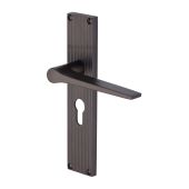 RR4748-MB Heritage Brass Gio Reeded Euro Profile Matt Bronze finish