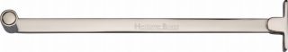 V1119 10-PNF Heritage Brass Casement Stay Roller Arm Design 254mm Polished Nickel Finish